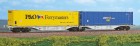 40290 ACME Articulated Container car type Sggmrss 90 of ERS-Railways loaded with containers P&O